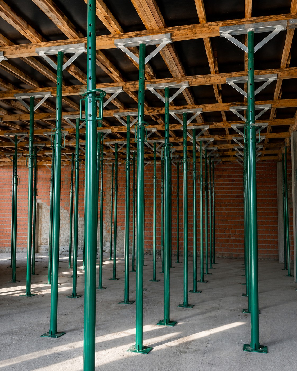 Escora Metálica Extensível PH400 aplicada em obra